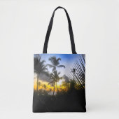 Sac fourre-tout d'impression Tropical Sunset (Devant)