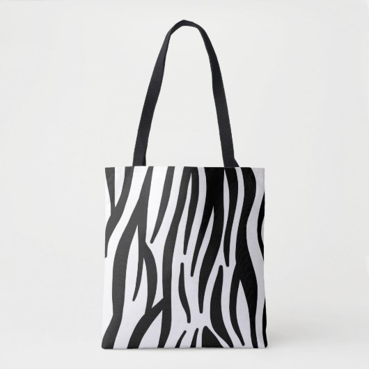 sac fourre-tout d'impression zebra (Devant)