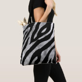 Sac fourre-tout d'impression Zebra motif unique, b (De près)