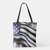 Sac fourre-tout d'indicateur de ligne bleue (Dos)