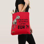 Sac fourre-tout "dinosaure heureux" (De près)