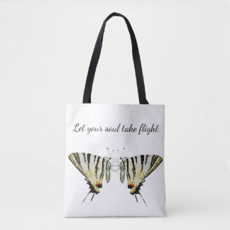 Sac fourre-tout d'inspiration papillon