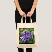 Sac fourre-tout d'Irises pourpres (Devant (produit))