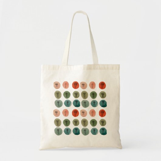 Sac fourre-tout Doodle aquarelle (Devant)
