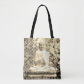 Sac fourre-tout d'or Bouddha éclairé (Devant)