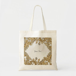 Sac fourre-tout doré décoratif