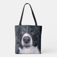 Sac fourre-tout double face avec photo de chien pe