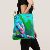 Sac fourre-tout double face Bluebird (De près)