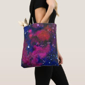 Sac fourre-tout double face en matière foncée (De près)