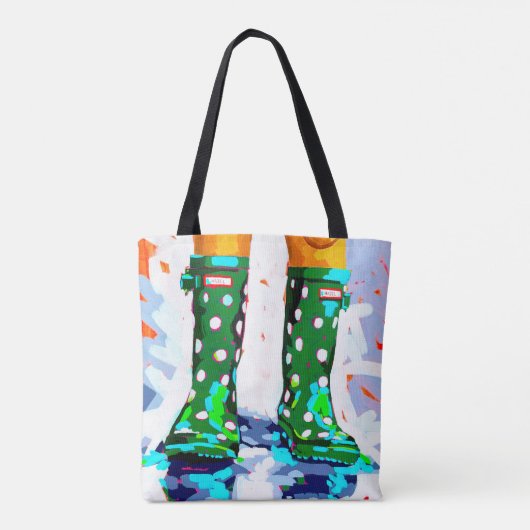 Sac fourre-tout double face Rainboots (Dos)