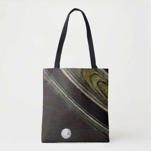 Sac fourre-tout double face Saturn et Tethys (Devant)