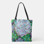 Sac fourre-tout double face Succulentes (Dos)