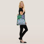 Sac fourre-tout double face Succulentes (Sur le modèle)