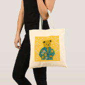Sac fourre-tout d'ours floral (Devant (produit))