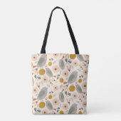 Sac fourre-tout doux aux petits oiseaux (Dos)