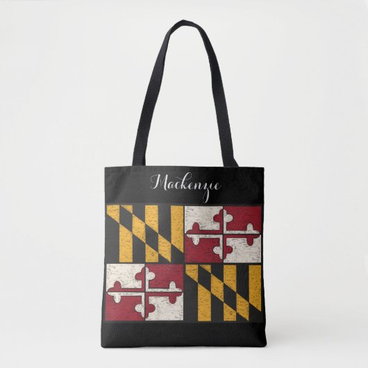 Sac fourre-tout Drapeau de l'État du Maryland en d (Devant)