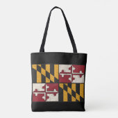 Sac fourre-tout Drapeau de l'État du Maryland en d (Dos)