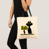 Sac fourre-tout drôle Bad Boogie - BlaBla (Devant (produit))