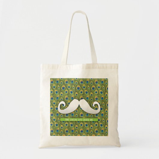 Sac fourre-tout drôle mignon à moustache avec la (Devant)