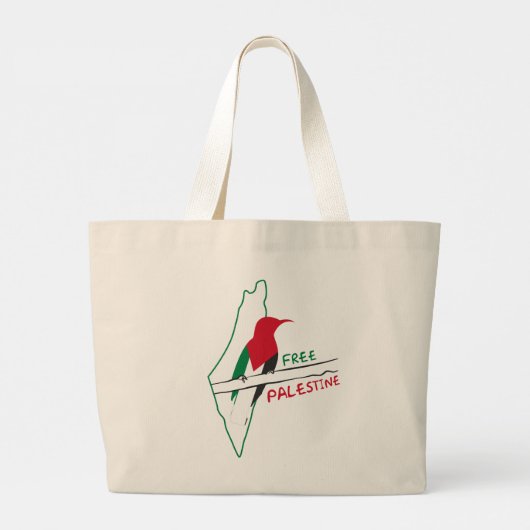 Sac fourre-tout du coeur de Palestine (Dos)