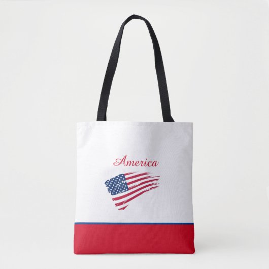 Sac fourre-tout du drapeau américain (Devant)