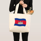 Sac fourre-tout du drapeau cambodgien (Devant (produit))