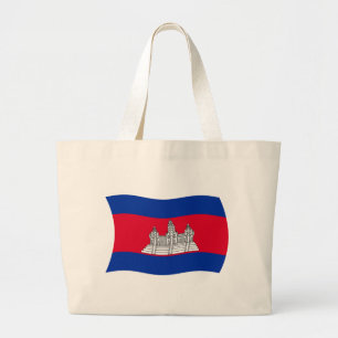Sac fourre-tout du drapeau cambodgien