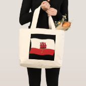 Sac fourre-tout du drapeau de Gibraltar (Devant (produit))