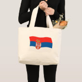 Sac fourre-tout du drapeau de la Serbie (Devant (produit))