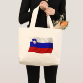Sac fourre-tout du drapeau de la Slovénie (Devant (produit))
