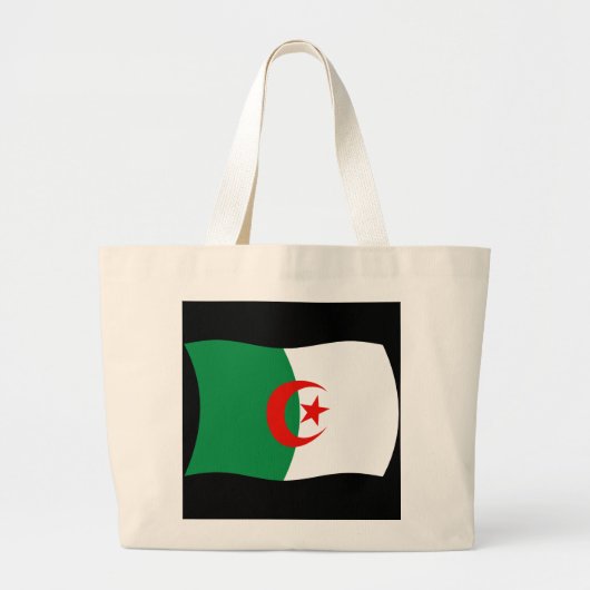 Sac fourre-tout du drapeau de l'Algérie (Devant)
