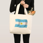 Sac fourre-tout du drapeau de l'Argentine (Devant (produit))