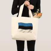 Sac fourre-tout du drapeau de l'Estonie (Devant (produit))