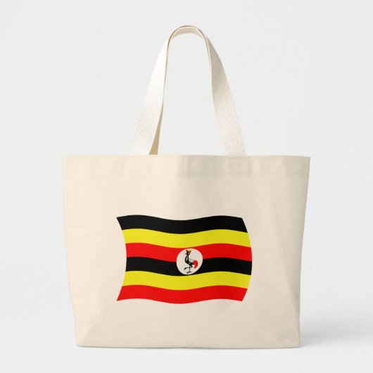 Sac fourre-tout du drapeau de l'Ouganda (Devant)