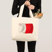 Sac fourre-tout du drapeau de Malte (Devant (produit))