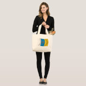 Sac fourre-tout du drapeau des îles Canaries (Devant (modèle))
