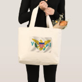 Sac fourre-tout du drapeau des Îles Vierges des Ét (Devant (produit))