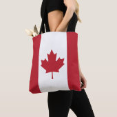 Sac fourre-tout du drapeau du Canada (De près)