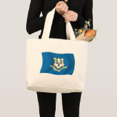 Sac fourre-tout du drapeau du Connecticut (Devant (produit))