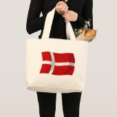 Sac fourre-tout du drapeau du Danemark (Devant (produit))