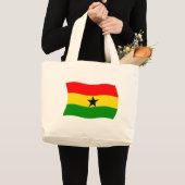 Sac fourre-tout du drapeau du Ghana (Devant (produit))