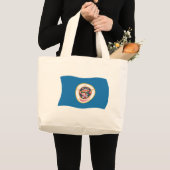 Sac fourre-tout du drapeau du Minnesota (Devant (produit))