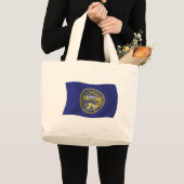 Sac fourre-tout du drapeau du Nebraska (Devant (produit))