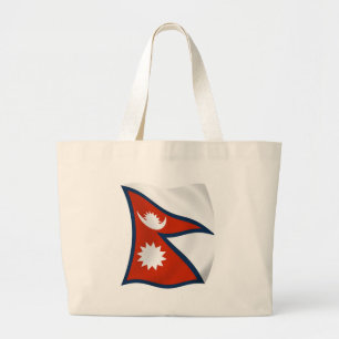 Sac fourre-tout du drapeau du Népal