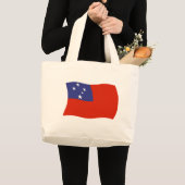 Sac fourre-tout du drapeau du Samoa (Devant (produit))