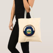 Sac fourre-tout du Drapeau du Vermont (Devant (produit))