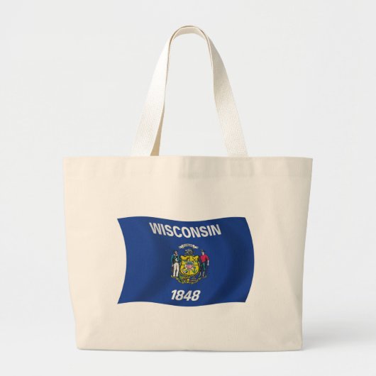 Sac fourre-tout du drapeau du Wisconsin (Devant)