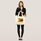 Sac fourre-tout du drapeau du Zimbabwe (Devant (modèle))