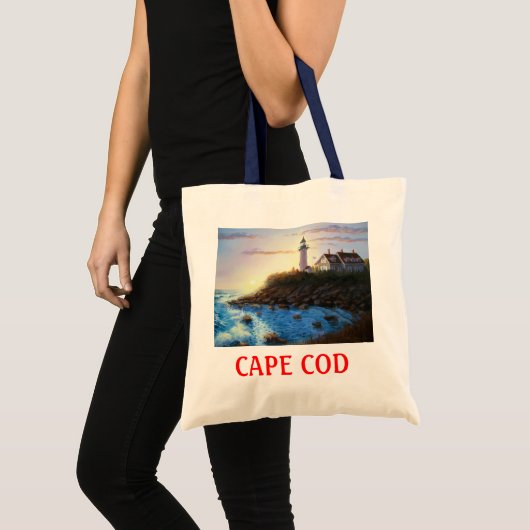 Sac fourre-tout du phare Nobska Cape Cod Massachus (Devant (produit))