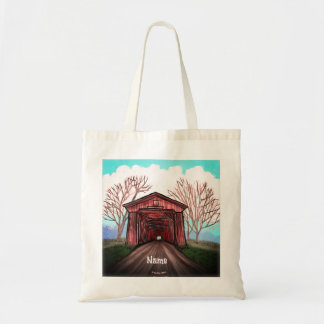 Sac fourre-tout du pont couvert rouge